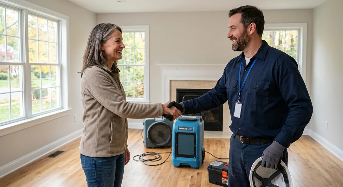 Professional water damage restoration work - Why is experience important in water damage restoration?